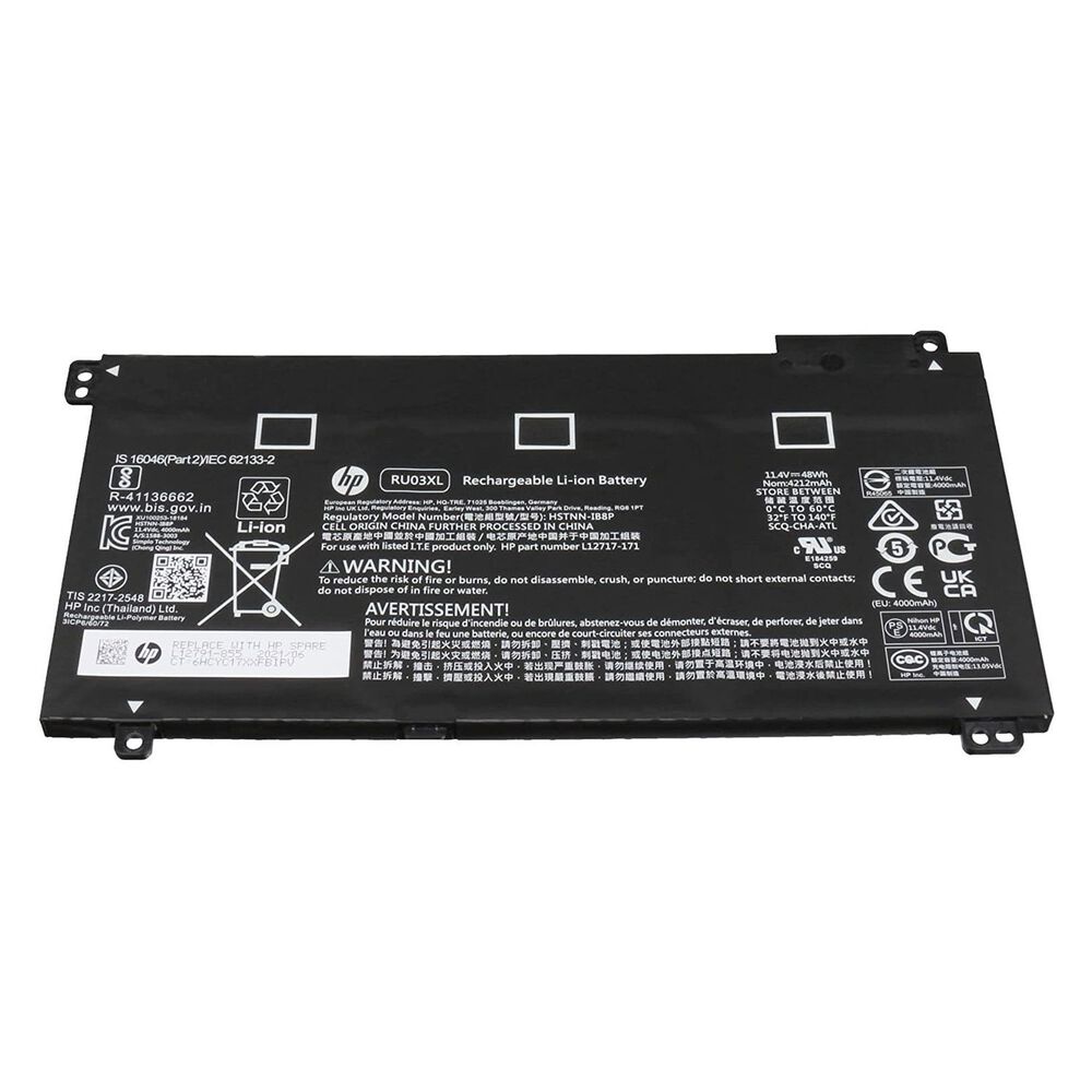 Bater&iacute;a 3c 48wh 4.21ah Lithium-ion Ru03xl image number 0.0